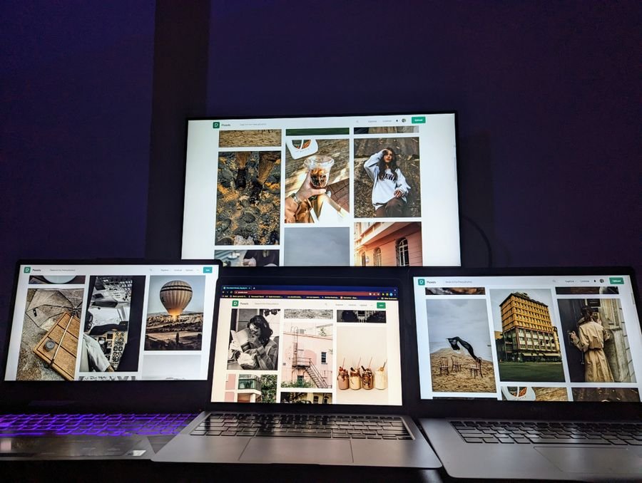 Configuración digital múltiple para espacio virtual