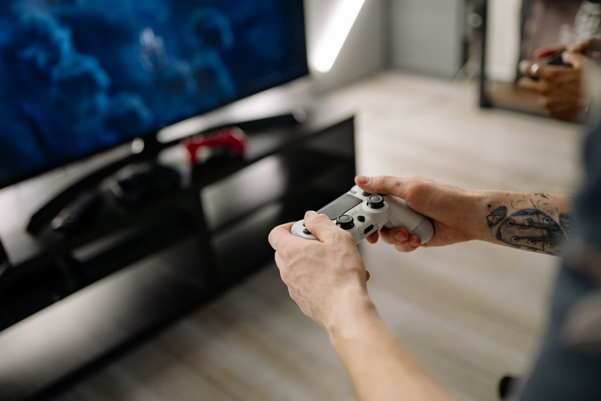 Consola Nintendo Switch con mando de juego