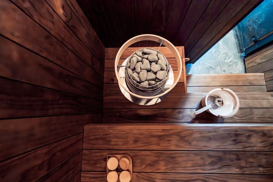 Sauna eléctrica nórdica para usuarios múltiples