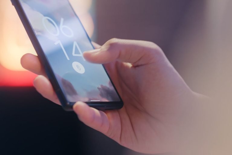 Sensor de huella digital en smartphone