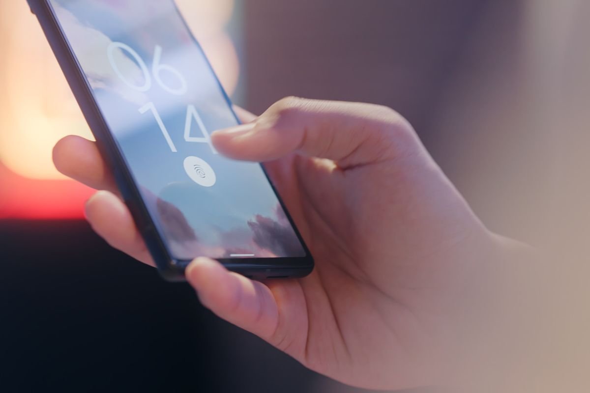 Sensor de huella digital en smartphone