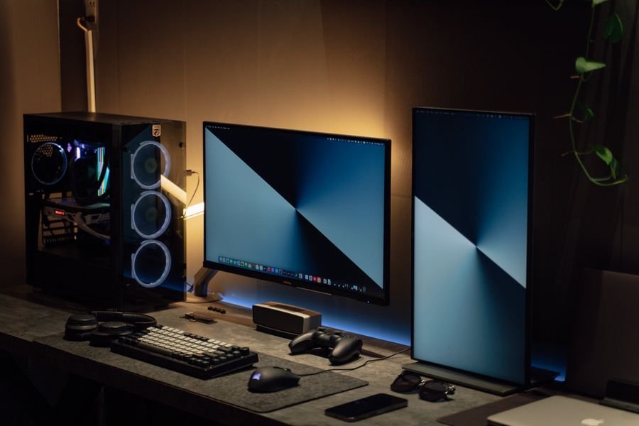 Setup PC gamer dual monitor