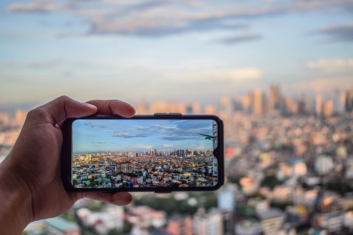Zoom óptico en celulares con vista urbana